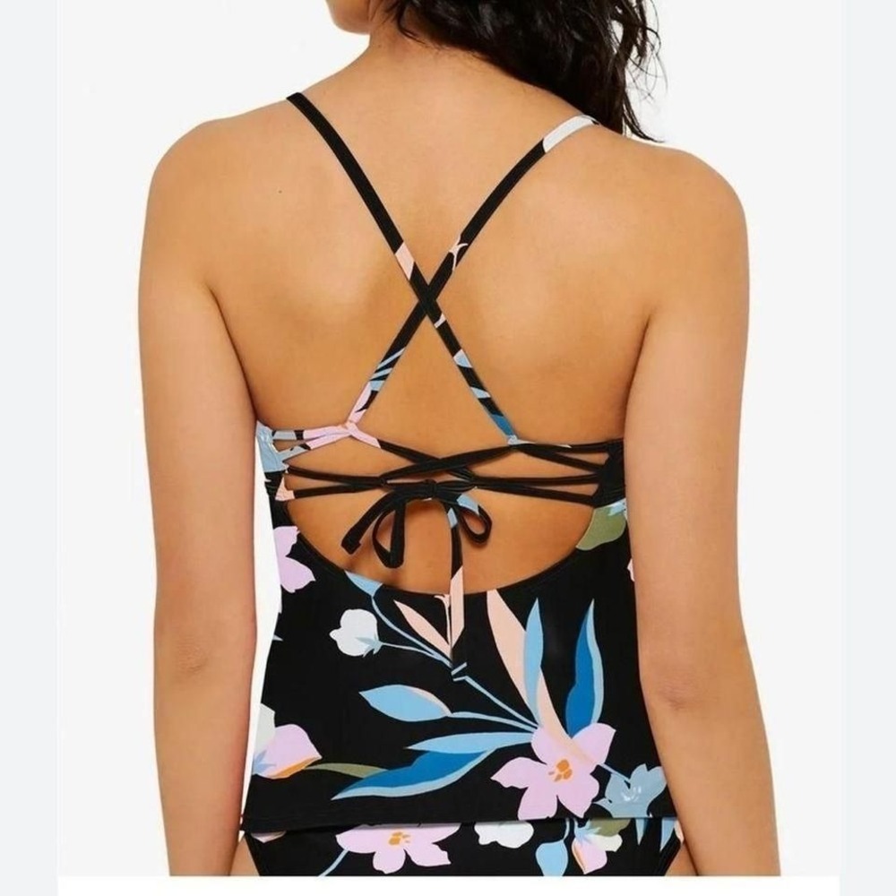 NWT HULA HONEY Women's Black Strappy- size XS Top - Picture 6 of 8